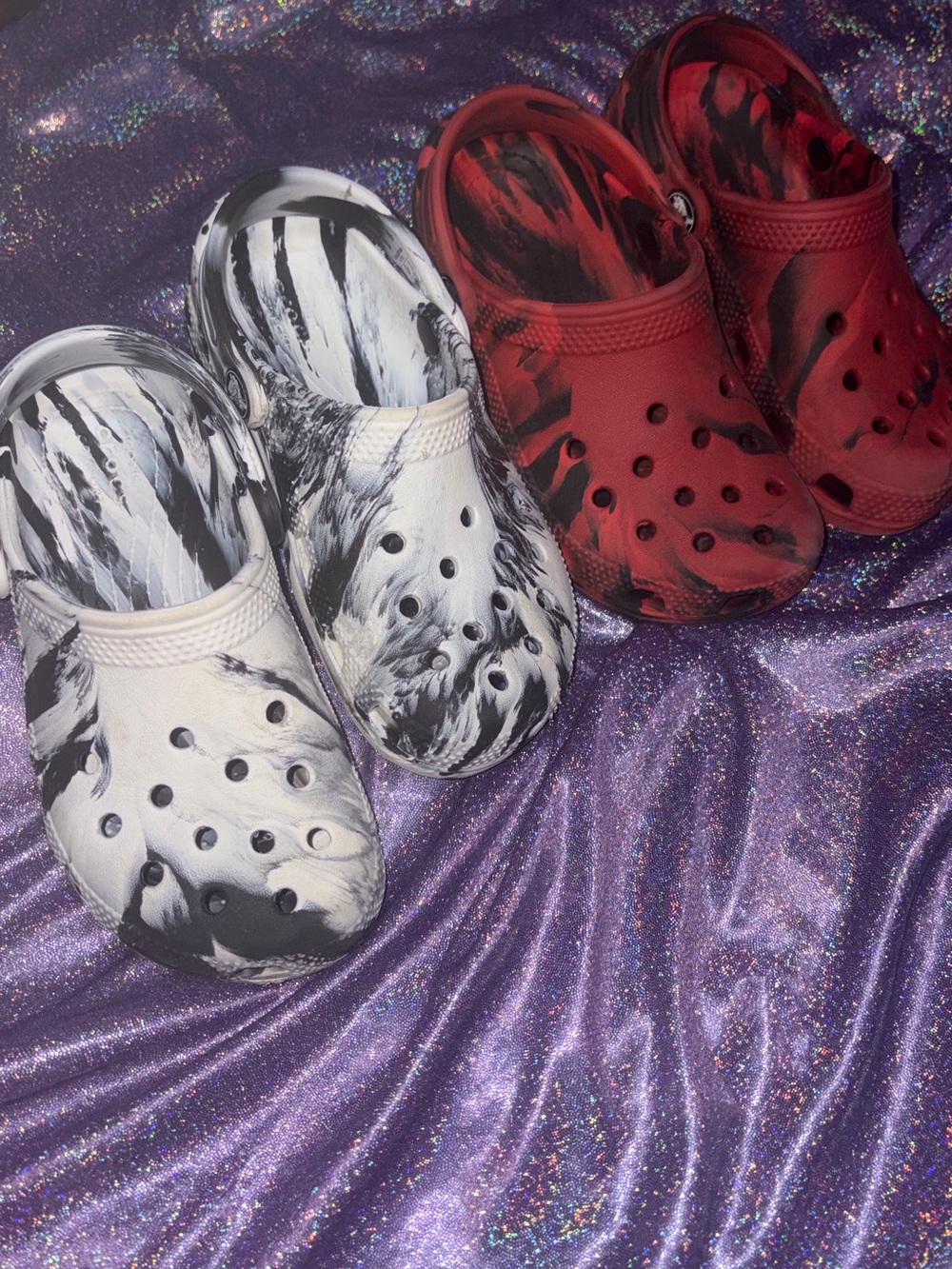 Toddler Marble Crocs Set - Picture 2 of 7